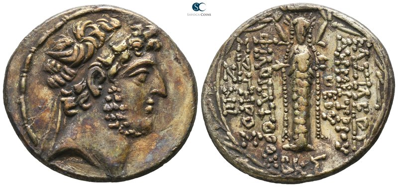Seleukid Kingdom. Damascus. Demetrios III Eukairos 97-87 BC. Dated SE 222=91/0 B...
