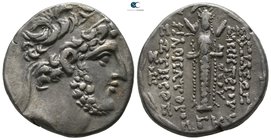 Seleukid Kingdom. Damascus. Demetrios III Eukairos 97-87 BC. Dated SE 223=90/89 BC. Tetradrachm AR