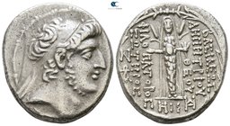 Seleukid Kingdom. Damascus. Demetrios III Eukairos 97-87 BC. Dated SE 218=95/4 BC. Tetradrachm AR