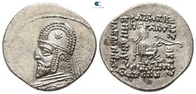 Kings of Parthia. Ekbatana. Mithradates III 87-80 BC. Drachm AR