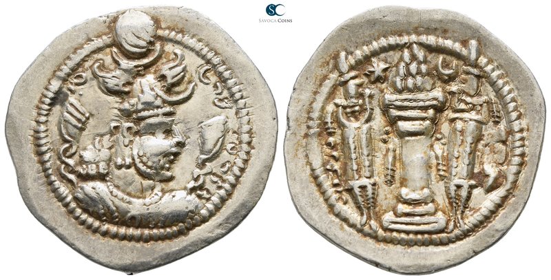 Sasanian Kingdom. KL (Kirman) mint (?). Pērōz (Fīrūz) I AD 457-484. 
Drachm AR...