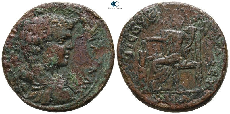 Pontos. Amisos . Geta as Caesar AD 197-209. 
Bronze Æ

33mm., 24,31g.

[......