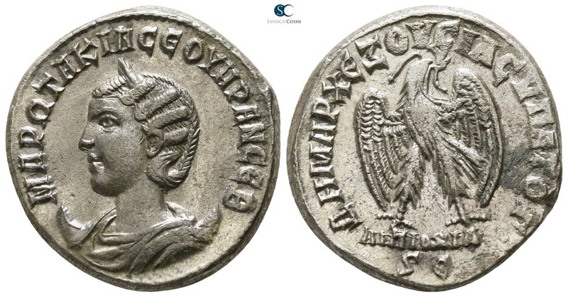 Seleucis and Pieria. Antioch. Otacilia Severa AD 244-249. Struck AD 248-249
Bil...
