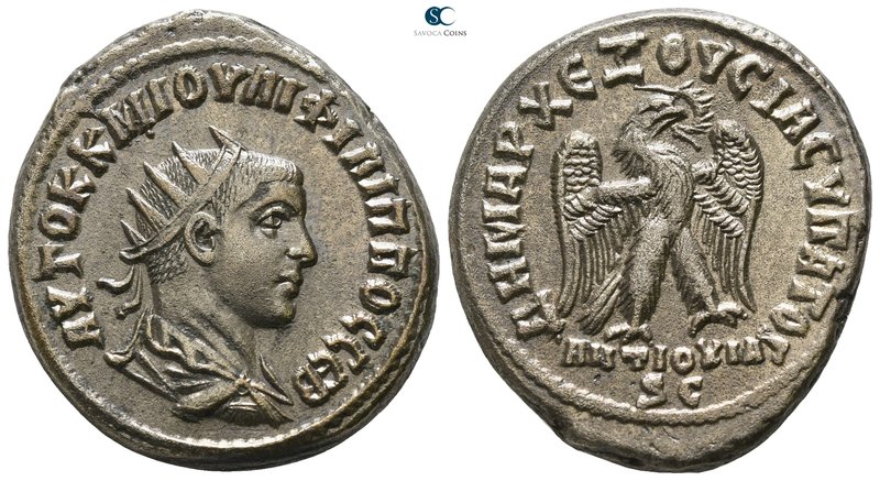 Seleucis and Pieria. Antioch. Philip II AD 247-249. Struck AD 247
Billon-Tetrad...