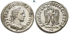 Seleucis and Pieria. Antioch. Philip II AD 247-249. Struck AD 248-249. Billon-Tetradrachm