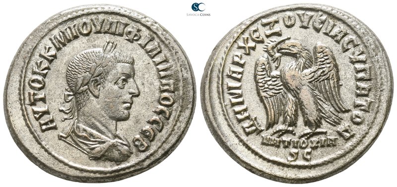 Seleucis and Pieria. Antioch. Philip II AD 247-249. Struck AD 248-249
Billon-Te...