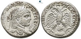 Seleucis and Pieria. Emesa. Caracalla AD 198-217. Struck circa AD 215-217. Tetradrachm AR