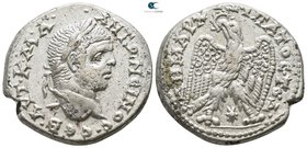 Seleucis and Pieria. Laodicea ad Mare. Caracalla AD 198-217. Struck circa AD 215-217. Tetradrachm AR
