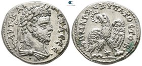 Seleucis and Pieria. Laodicea ad Mare. Geta AD 198-211. Tetradrachm AR