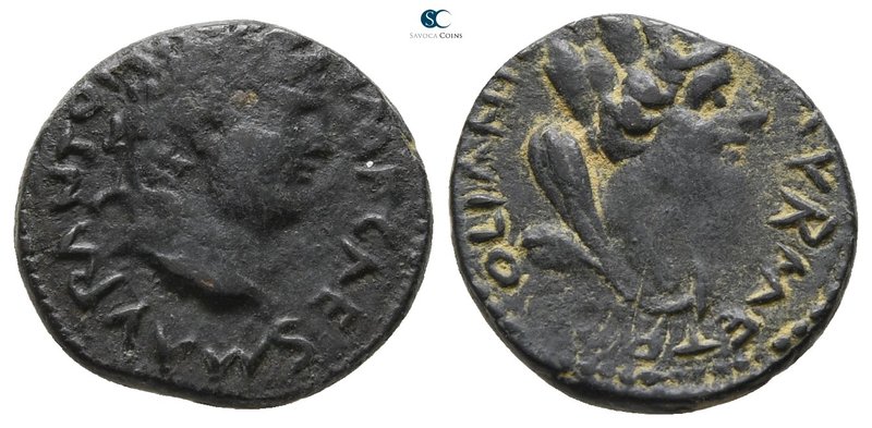 Mesopotamia. Carrhae. Caracalla AD 198-217. 
Bronze Æ

13mm., 2,04g.

IMP C...