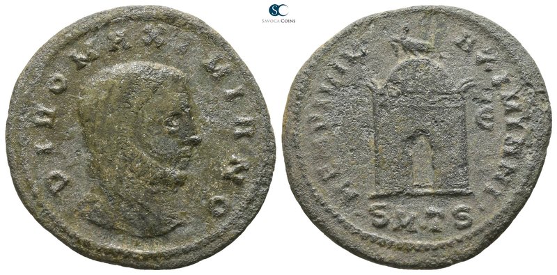 Divus Galerius Died AD 311. Struck under Licinius I. Thessaloniki. 5th officina...