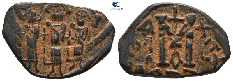 Pseudo-Byzantine types circa AD 658-675. (circa AH 37-55). Type B (three standin...