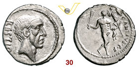 ANTIA - C. Antius C.f. Restio (47 a.C.) Denario. B. 1 Syd. 970 Cr. 455/1 A.V. 82 Ag g 3,69 Rara BB