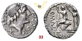 CAECILIA - L. Caecilius Metellus (96 a.C.) Denario. B. 45 Syd. 611 Cr. 335/1b A.V. 125 Ag g 3,80 BB+