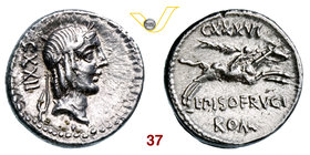 CALPURNIA - L. Calpurnius Piso Frugi (90 a.C.) Denario. B. 12 Syd. 656 Cr. 340/1 A.V. 145 Ag g 4,10 SPL