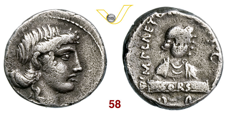 PLAETORIA - M. Plaetorius M.f. Cestianus (67 a.C.) Denario. B. 10 Syd. 801 Cr. 4...