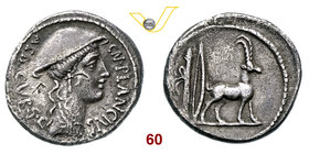 PLANCIA - Cn. Plancius (55 a.C.) Denario. B. 1 Syd. 933 Cr. 432/1 A.V. 465 Ag g 3,88 BB