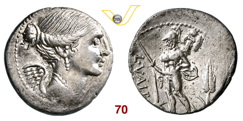 VALERIA - L. Valerius Flaccus (108-107 a.C.) Denario. B. 11 Syd. 565 Cr. 306/1 A...