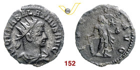 VABALATO (272) Antoniniano. D/ Busto radiato, drappeggiato e corazzato R/ Ercole con clava e globo; nel campo una stella. RIC 4 Mi g 2,96 Rarissima BB...