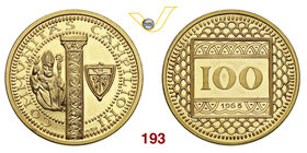 CAMPIONE D'ITALIA - Medaglia/Gettone da 100 Franchi 1963. Au g 32,04 FDC/proof