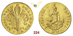 FIRENZE - LEOPOLDO II DI LORENA (1824-1859) Ruspone 1825. MIR 444/2 Au g 10,42 BB