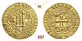 GENOVA - SIMON BOCCANEGRA, Doge I (1339-1344) Genovino. D/ Castello entro archi R/ Croce entro archi. Lun. 26 MIR 28 Au g 3,49 MB÷BB