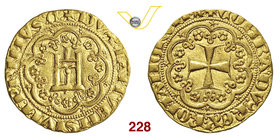 GENOVA - SIMON BOCCANEGRA, Doge I (1339-1344) Genovino. D/ Castello entro archi R/ Croce entro archi. Lun. 33 MIR 29 Au g 3,52 BB÷SPL