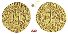 GENOVA - SIMON BOCCANEGRA, Doge IV (1356-1363) Ducato. D/ Castello entro archi R/ Croce entro archi. Lun. 36 MIR 38 Au g 3,53 SPL