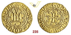 GENOVA - GALEAZZO MARIA SFORZA (1466-1476) Ducato. D/ Castello entro archi R/ Croce entro archi. Lun. 118 MIR 114 Au g 3,49 BB