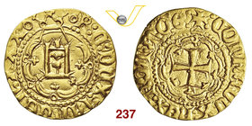GENOVA - BATTISTA DI CAMPOFREGOSO, Doge XXX (1478-1483) Ducato. D/ Castello entro archi R/ Croce entro archi. Lun. 122 MIR 120 Au g 3,48 BB+