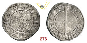 MANTOVA - FRANCESCO I GONZAGA (1383-1407) Aquilino. D/ Aquila ad ali spiegate R/ Croce intersecante la leggenda. MIR 377 Ag g 0,89 Rarissima • Piccola...