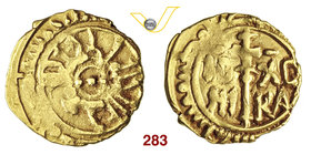 MESSINA o PALERMO - RUGGERO II (1105-1154) Tarì. D/ Leggenda cufica R/ Croce astile. Sp. 67 MIR 22 Ag g 0,92 BB