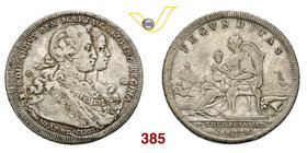 NAPOLI - FERDINANDO IV DI BORBONE (1759-1816) Piastra da 120 Grana 1772 "Fecunditas" MIR 367 Magliocca 240 Ag g 25,33 • Lievi segni di aggiustamento d...