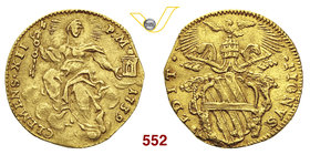 CLEMENTE XII (1730-1740) Zecchino 1739, Roma. Munt. 4 Au g 3,28 • Tosata BB