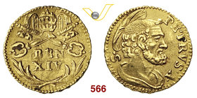 BENEDETTO XIV (1740-1758) 1/2 Scudo romano s.d., Roma. Munt. 30 Au g 0,86 BB+