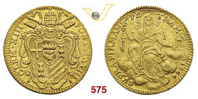 CLEMENTE XIII (1758-1769) Zecchino 1766 A. VIII, Roma. Munt. 7 Au g 3,42 q.SPL/BB+