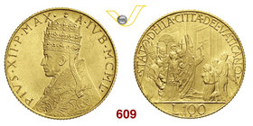 PIO XII (1939-1958) 100 Lire 1950 Jub., Roma. Pag. 716 Au g 5,20 FDC