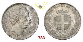 UMBERTO I (1878-1900) 5 Lire 1878 Roma. Pag. 589 MIR 1099a Ag g 24,99 Rara • Bella patina: minimi segnetti ma esemplare di elevata conservazione, di q...