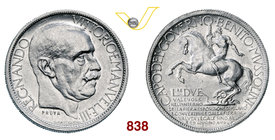 VITTORIO EMANUELE III (1900-1946) 2 Lire 1928 Fiera di Milano "Prova" in alluminio Al g 4,39 SPL