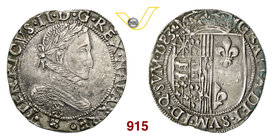 FRANCIA ENRICO III (1574-1589) Franco 1583, Saint Palais. D/ Busto laureato e corazzato R/ Stemma coronato. P.A. 3479 Ag g 13,69 BB/q.SPL