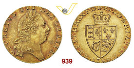 GRAN BRETAGNA GIORGIO III (1760-1820) Ghinea 1798. Fb. 356 Au g 8,36 • Bella patina rossastra SPL