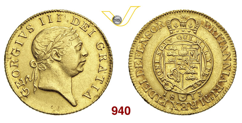 GRAN BRETAGNA GIORGIO III (1760-1820) Guinea 1813 "Military" Kr. 664 Au g 8,35 M...