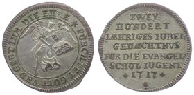 Deutschland
 Ag-Medaille 1717 2. Jahrhundert - Feier. 1,94g. Forster 98, Whiting 156 f.stgl