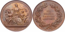 Deutschland
 Bronzemedaille 1878 Allgemeine Gewerbe - Ausstellung der Provinz Hannover, von H.F. Brehmer. 101,6g. 59 mm, Meier 23 stgl