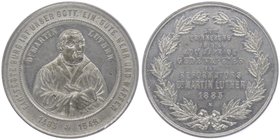 Deutschland
 Zinnmedaille 1883 zur 400 Jahr Feier, Dm 49 mm. 41,22g vz