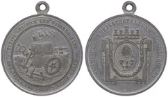 Deutschland
 Zinnmedaille 1886 auf die Kreisausstellung, von Drentwett, Dm 38 mm. 14,80g stgl