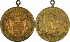 Deutschland
 Tragbare Bronzemedaille 1898 a.d. 25 jährige Regierungsjubiläum. 8,1g. 28,5mm stgl
