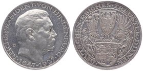 Deutschland
 Ag - Medaille 1927 auf seinen 80. Geburtstag, von K. Goetz, Dm 36,5 mm. München. 24,74g. Kienast 386 vz
