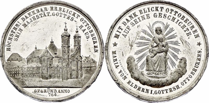 Deutschland
 Zinnmedaille ohne Jahr auf die Stadtgründung 764, Dm 38 mm, von Dr...