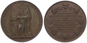 Schweiz
 Br - Medaille 1853 auf die 500 Jahr Feier in Bern zum Eintrit in den Schweizerbund, von Frener, Dm 42 mm. Bern. 33,22g vz/stgl